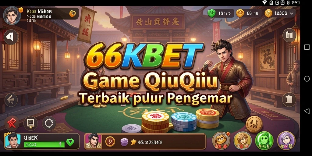 Screenshot gameplay QiuQiu di 66KBET yang menegangkan.