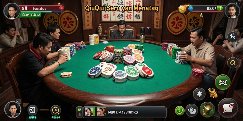 Screenshot menampilkan gameplay seru QiuQiu di 8II.