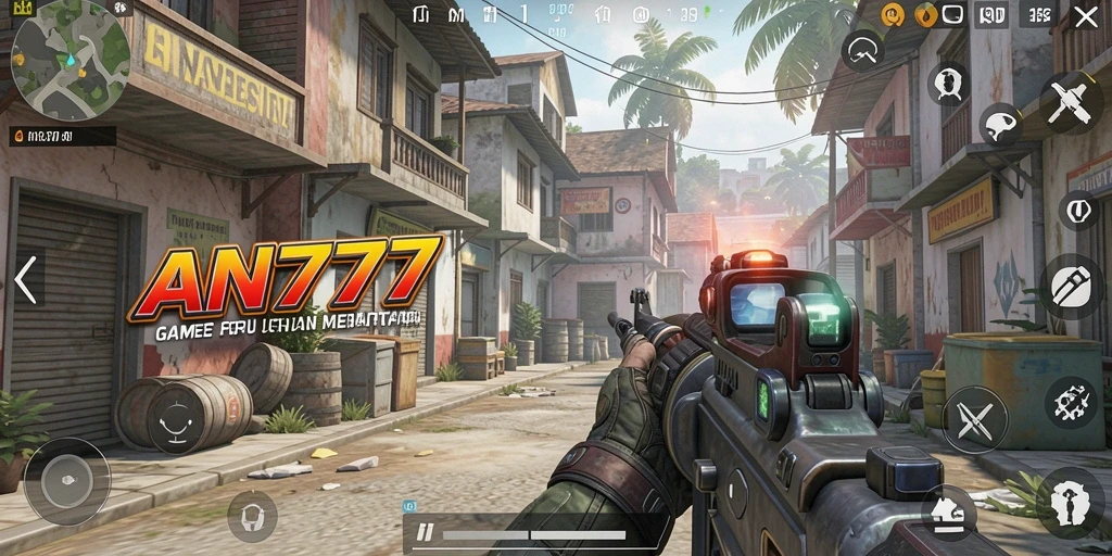 Tampilan gameplay AN777 yang menegangkan dan penuh aksi.