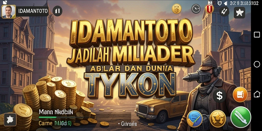 Gameplay Tycoon seru dalam IDAMANTOTO yang menantang.