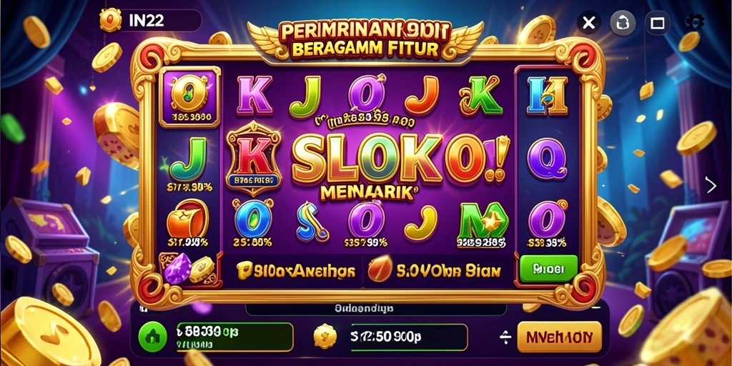 Tampilan menarik dari gameplay Slot IN22 yang penuh warna.