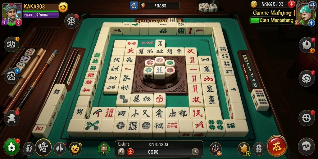 Tampilan gameplay yang menarik di KAKA303 menunjukkan keindahan Mahjong.