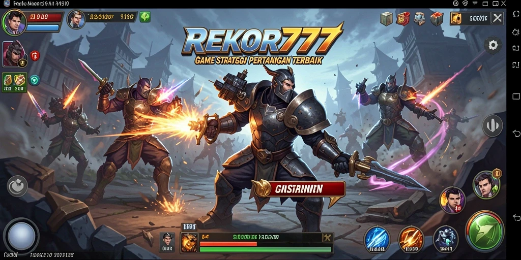 Tampilan gameplay menarik dan seru di REKOR777.