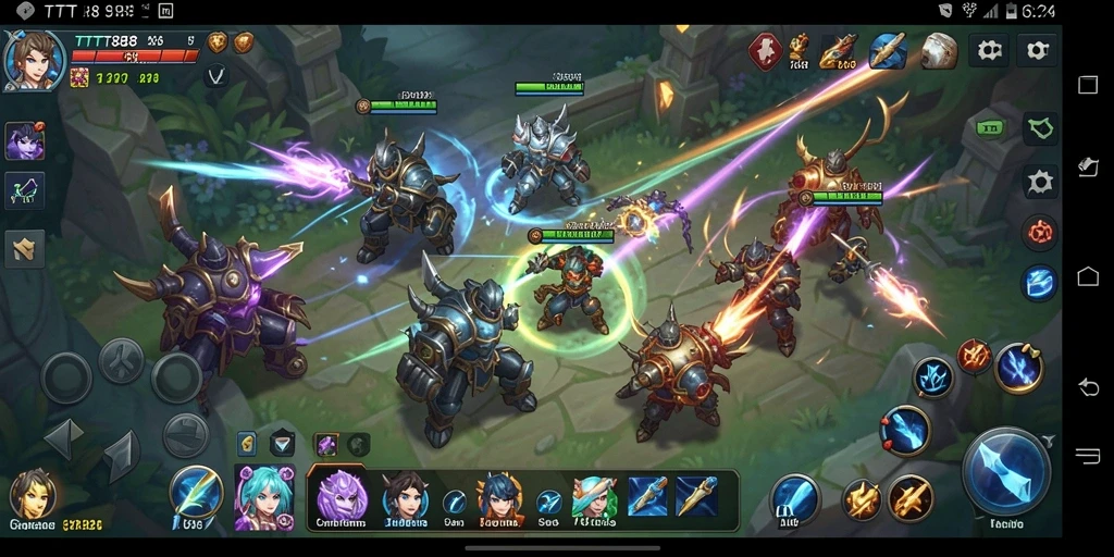 Screenshot gameplay TTT888 yang memukau dengan aksi strategi yang intens.